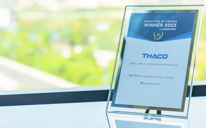 THACO vào “Top 20 nhà tuyển dụng được yêu thích nhất” khối doanh nghiệp lớn
