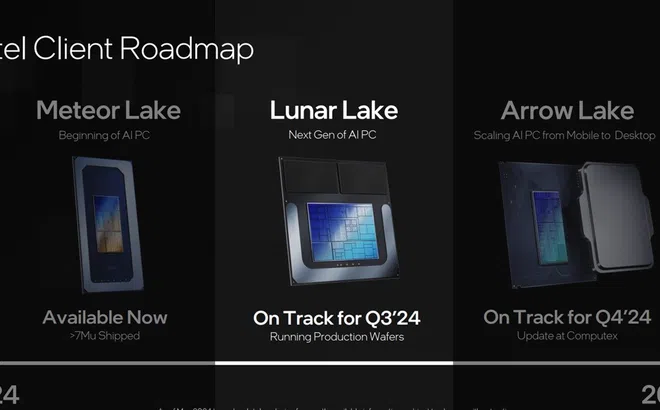 Vi xử lý thế hệ mới Lunar Lake của Intel sẽ ra mắt vào quý 3/2024