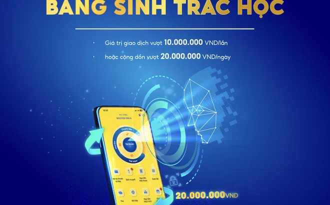 Nam A Bank triển khai xác thực sinh trắc học, tăng cường bảo mật