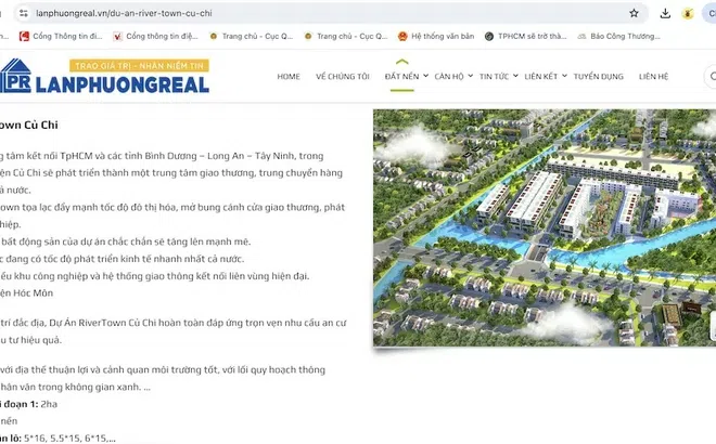 TP. Hồ Chí Minh: Không có dự án nào mang tên Golden City Tân Quy và River Củ Chi