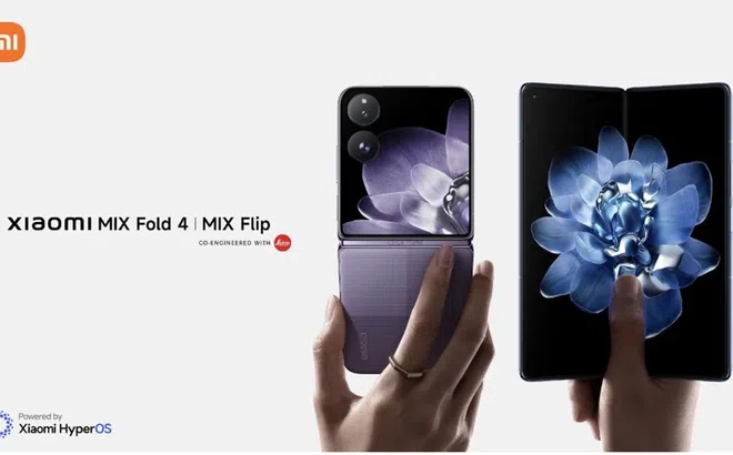 Xiaomi ra mắt Xiaomi MIX Fold 4 và Xiaomi MIX Flip