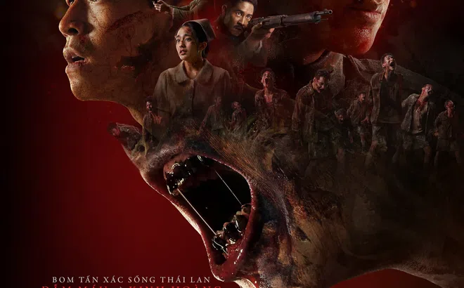 Phim zombie Chiến Địa Tử Thi tung poster và trailer “xôi thịt”, Nonkul cảm tử xông vào trận địa thây ma