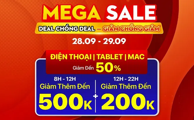 Mega sale lớn nhất tháng cùng Di Động Việt với loạt deal hời chưa từng có