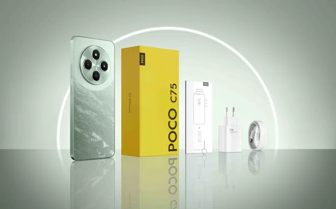 POCO C75 ra mắt trước thềm Siêu sale 11.11: Thiết kế thanh lịch, màn hình ấn tượng cùng viên pin cực khủng