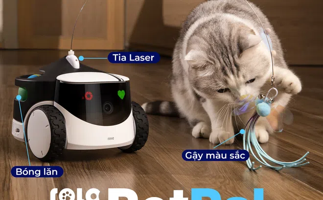 Enabot ra mắt robot camera chăm sóc thú cưng All-in-one ROLA PetPal