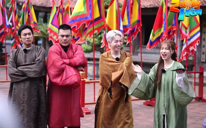 Khán giả choáng ngợp trước màn tái hiện lễ hội Đình Trà Cổ trong '2 ngày 1 đêm'