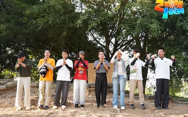 Dàn nghệ sĩ "2 ngày 1 đêm" trải nghiệm kéo pháo