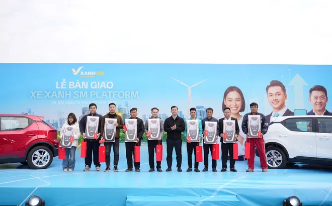 Xanh SM Platform bàn giao 88 ô tô điện VinFast cho đối tác tài xế cá nhân