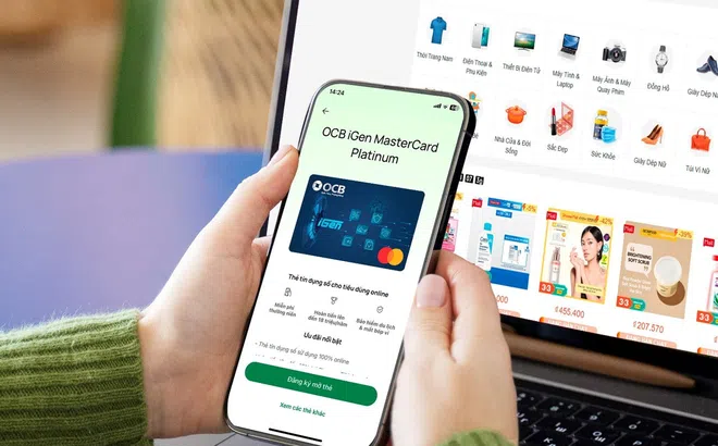 OCB iGen Mastercard Platinum: Thẻ tín dụng mua sắm trực tuyến "năng động" nhất