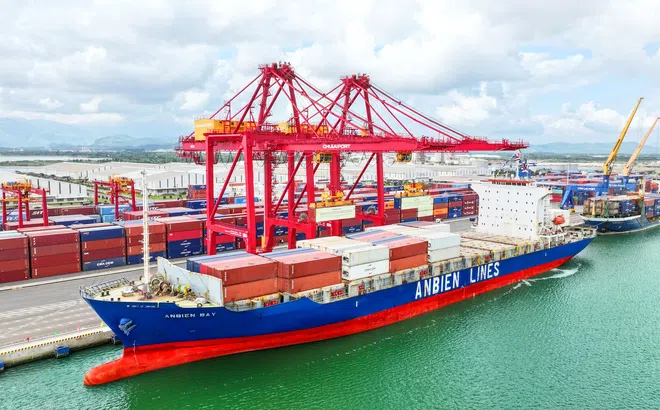 Hàng trăm container xuất khẩu qua cảng Chu Lai dịp đầu năm Ất Tỵ