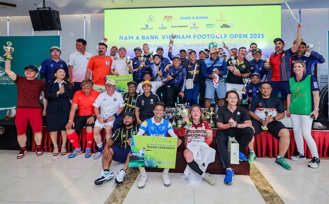 Kịch tính đến phút cuối: Nam A Bank Vietnam Footgolf Open 2025 tìm ra nhà vô địch