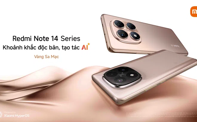 Redmi Note 14 Series chào đón phiên bản màu Vàng Sa Mạc, tiếp tục củng cố vị thế ở phân khúc tầm trung