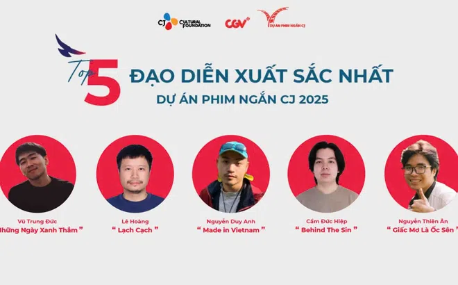 Dự án phim ngắn CJ 2025 công bố Top 5 dự án xuất sắc nhất