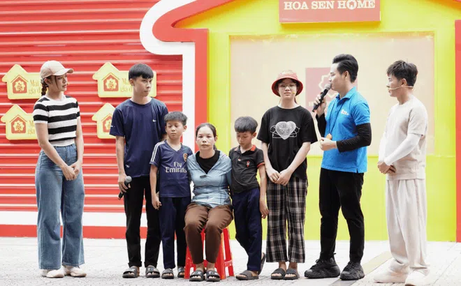 Mai Ngô bật khóc đồng cảm với nỗi đau mất cha từ nhỏ của các em nhỏ mồ côi