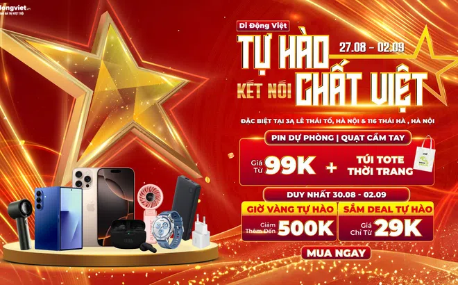 Mừng đại lễ 02/9: Khung giờ vàng tự hào, săn deal công nghệ giá từ 29 nghìn đồng