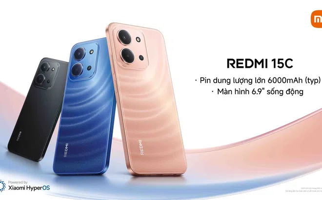 Pin khủng, màn to, giá rẻ: Redmi 15C chính thức “lên sóng” chỉ 3,69 triệu