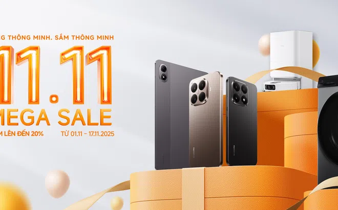Xiaomi 11.11 Mega Sale: Sống thông minh, sắm “hời” đến 20%