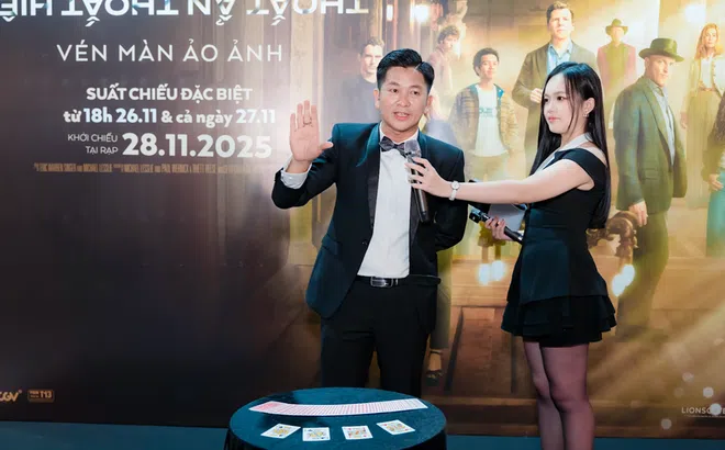 Sự kiện ra mắt Phi Vụ Thế Kỷ: Thoắt Ẩn Thoắt Hiện sôi động với màn biểu diễn ảo thuật đầy bất ngờ