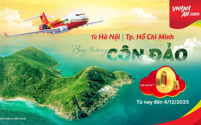 Khám phá Côn Đảo dễ dàng hơn với ưu đãi vé 0 đồng của Vietjet