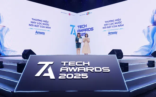 Amway lập cú “hattrick” với giải “Thương hiệu Máy lọc nước nổi bật của năm” tại Tech Awards 2025