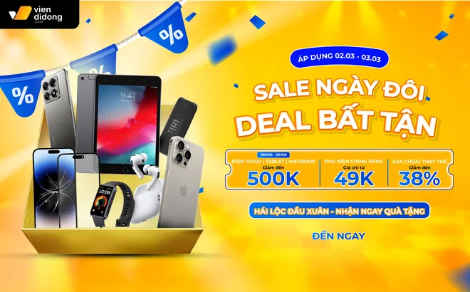 Sale ngày đôi tại Viện Di Động: iPhone 16 Pro Max giảm gần 9 triệu đồng