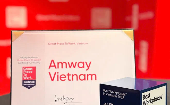 Amway Việt Nam hai năm liên tiếp đứng top nơi làm việc xuất sắc hàng đầu Việt Nam 2026
