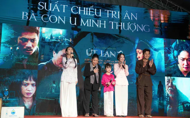 “Út Lan 2” tổ chức suất chiếu tri ân cho hơn 500 bà con tại U Minh Thượng