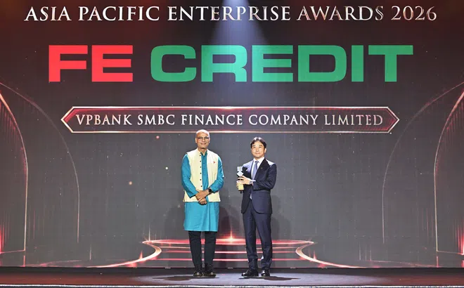 FE CREDIT thắng giải “Doanh nghiệp xuất sắc châu Á” tại APEA 2026