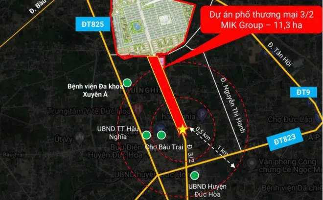 Long An: Môi giới Đông Tây Land nổ dự án cạnh siêu đô thị Vinhomes để dụ khách hàng?