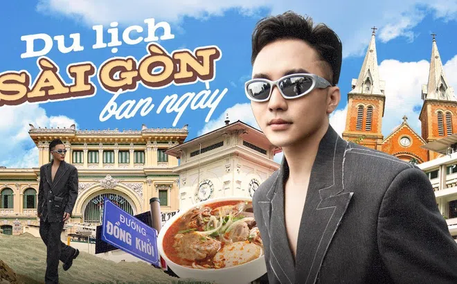 KOL Trầm Quyết cực chất khi quảng bá du lịch Sài Gòn, ăn bún bò cũng phải ngầu