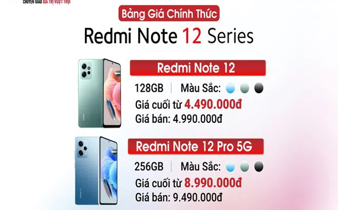 Di Động Việt nhận đặt trước Redmi Note 12 Series ưu đãi lên đến 4 triệu đồng