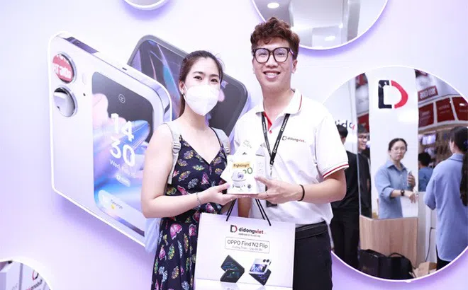 Di Động Việt mở bán sớm OPPO Find N2 Flip kèm ưu đãi lên đến 6,5 triệu đồng