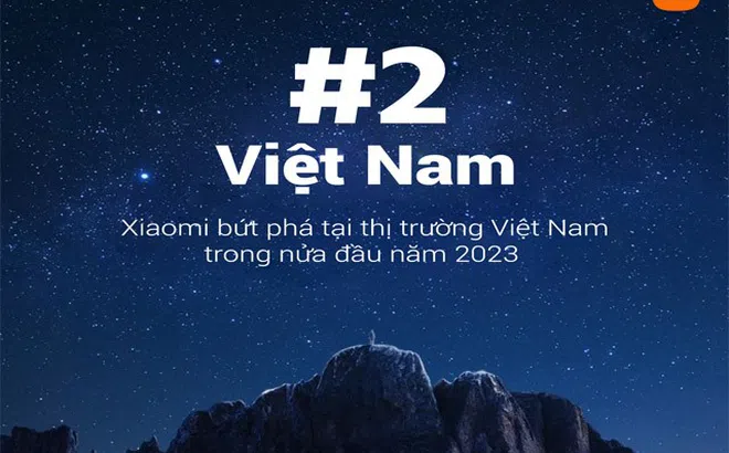 Xiaomi bứt phá ngoạn mục với thị phần xếp thứ 2 tại Việt Nam