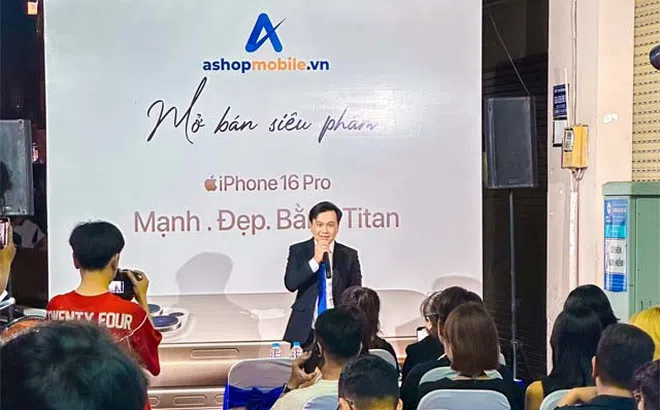AShop Mobile gia nhập đường đua mở bán sớm iPhone 16 Series, trả máy cho tất cả khách hàng đã đăng ký sớm