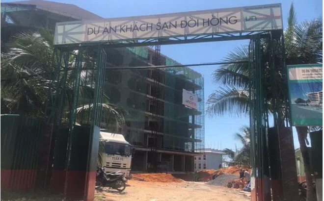 Bình Thuận: Resort Đồi Hồng bị xử phạt do xây dựng trái phép