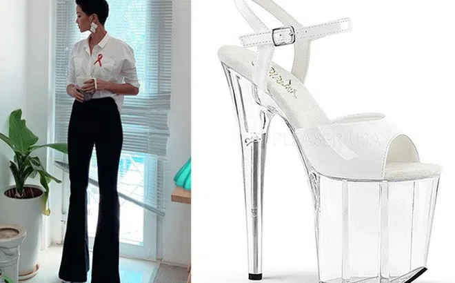 Cao thủ đi giày cao gót 'chọc trời' của Vbiz không ai khác chính là Nhã Phương, giày 20 cm không là gì