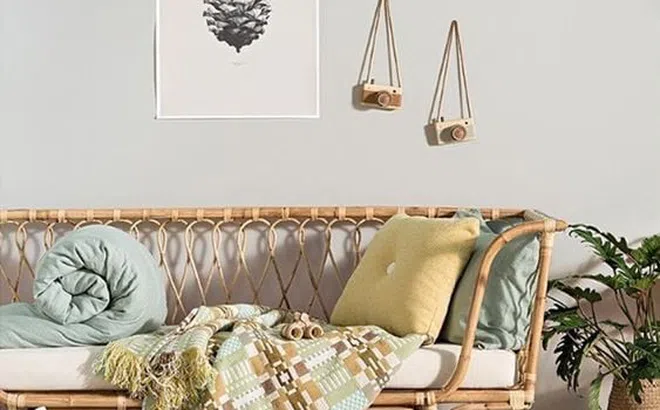 Mang thiên nhiên vào không gian sống với ghế sofa mây