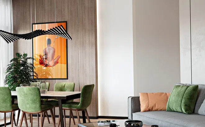 Căn hộ 2 phòng ngủ được thiết kế đẹp mắt