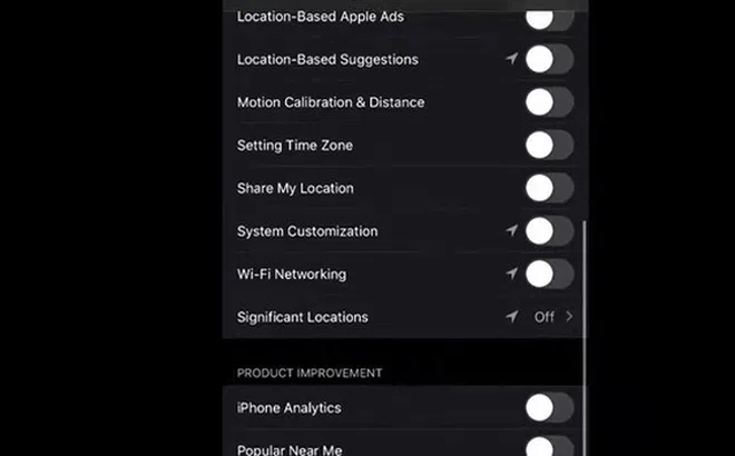 Tắt dịch vụ định vị iPhone 11 không ngăn được Apple theo dõi bạn