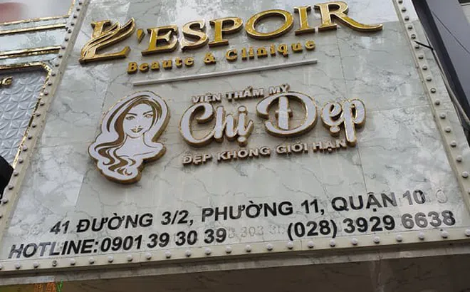 Viện thẩm mỹ Chị Đẹp mời chào phẫu thuật xâm lấn dù không được phép?