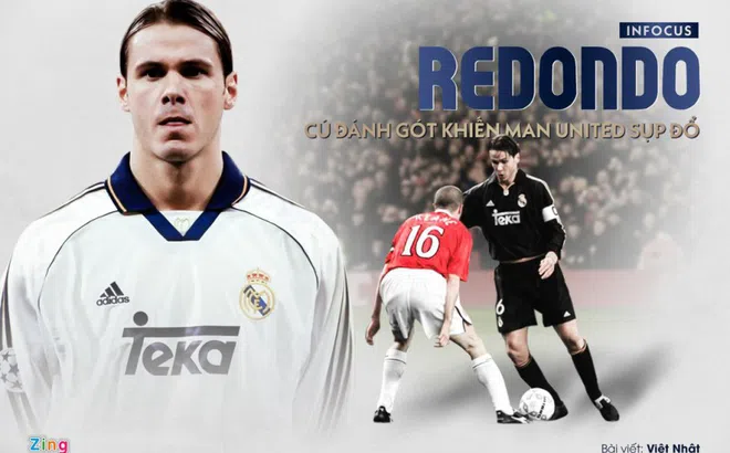 Redondo và cú đánh gót khiến khiến Man United sụp đổ