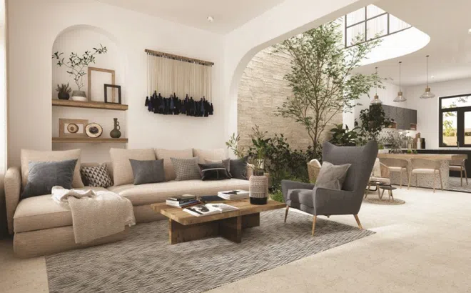 Đưa thiên nhiên vào nhà nhờ kiến trúc Địa Trung Hải