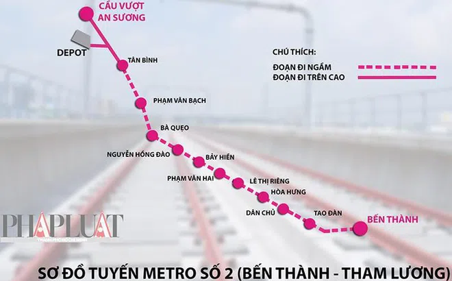 Gấp rút hoàn thành giải phóng mặt bằng metro số 2