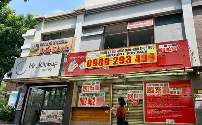 Ế ẩm mặt bằng kinh doanh ở khu “phố nhà giàu”