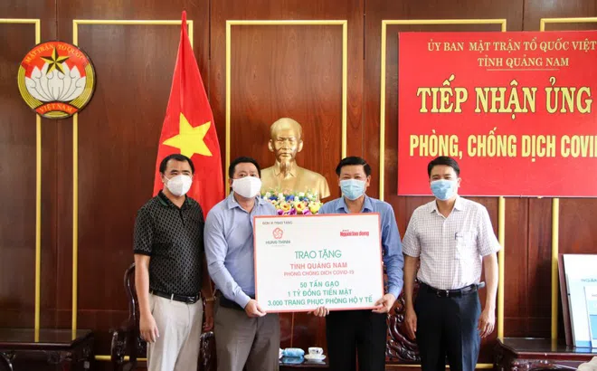 Tập đoàn Hưng Thịnh tiếp sức TP.ĐN và tỉnh Quảng Nam phòng chống dịch Covid-19