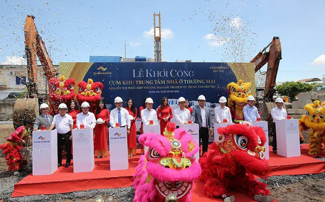 Thắng Lợi Group khai trương Trung tâm thương mại chợ Tân Trụ và khởi công Cụm Khu Trung tâm nhà ở thương mại