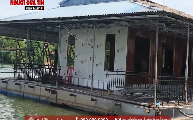 Hà Nam: Chuỗi công trình trên sông Châu Giang không có giấy phép xây dựng (Bài 2)