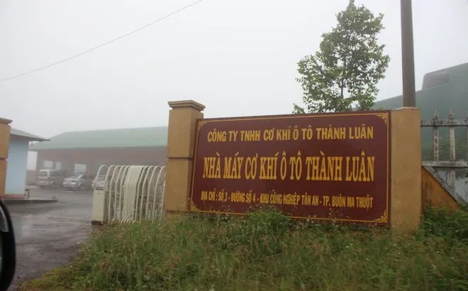 Đắk Lắk: Công ty Thành Luân tự ý xây dựng sân tập ô tô trong Cụm công nghiệp