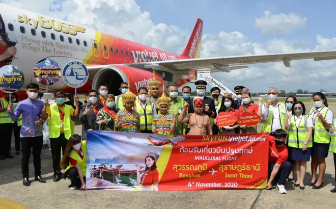 Vietjet khai trương đường bay mới đến Surat Thani và tiếp tục  công bố thêm đường bay mới tại Thái Lan