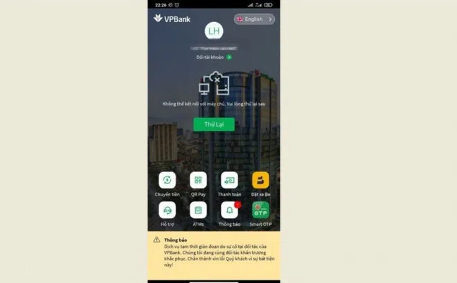 Giáp Tết, TPBank và VPBank bất ngờ lỗi hệ thống, ngân hàng nói gì?